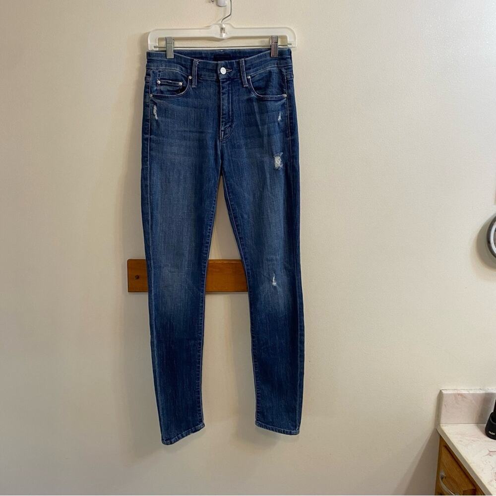 Mother The Looker Homebound Dark Wash Straight Leg Jeans Women’s Sz 26 - Picture 9 of 16